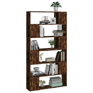 Libreria/Divisorio Rovere Fumo 100x24x188 cm 3187603