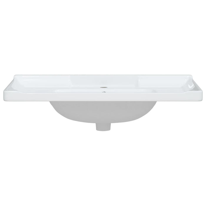 Lavandino da Bagno Bianco 91,5x48x23cm Rettangolare in Ceramica 153707