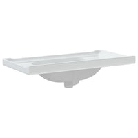 Lavandino da Bagno Bianco 91,5x48x23cm Rettangolare in Ceramica 153707