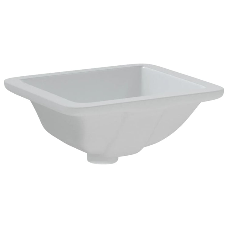 Lavandino da Bagno Bianco 30,5x27x14 cm Rettangolare Ceramica 153722