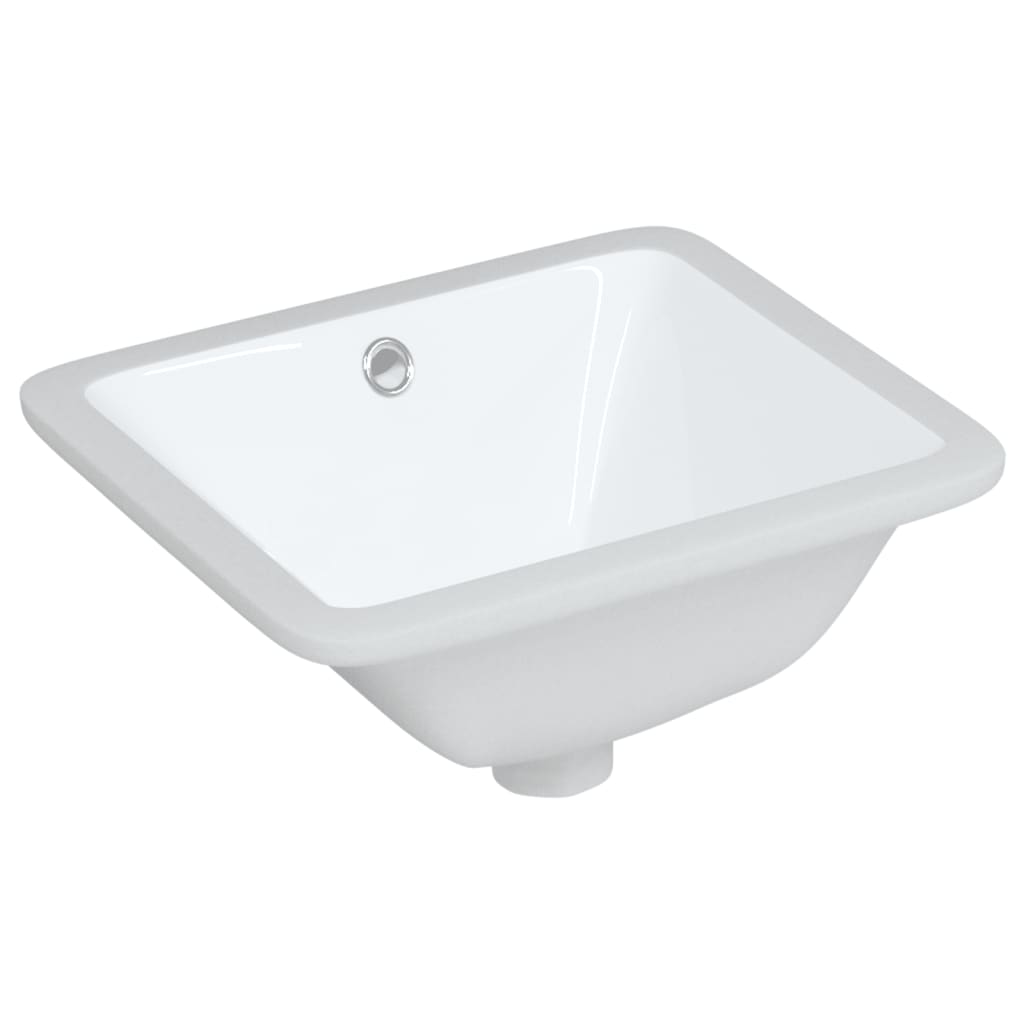 Lavandino da Bagno Bianco 36,5x32x15,5 cm Rettangolare Ceramica 153723