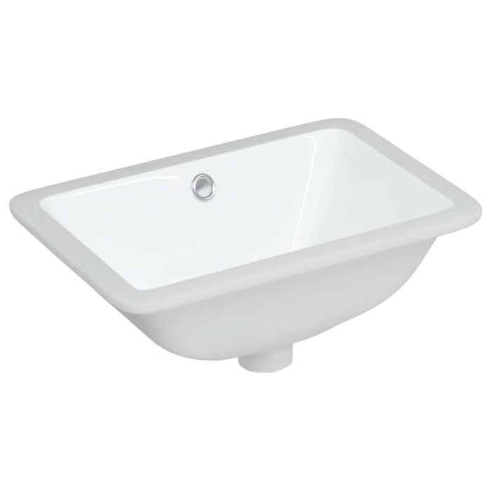 Lavandino da Bagno Bianco 41,5x26x18,5 cm Rettangolare Ceramica 153724