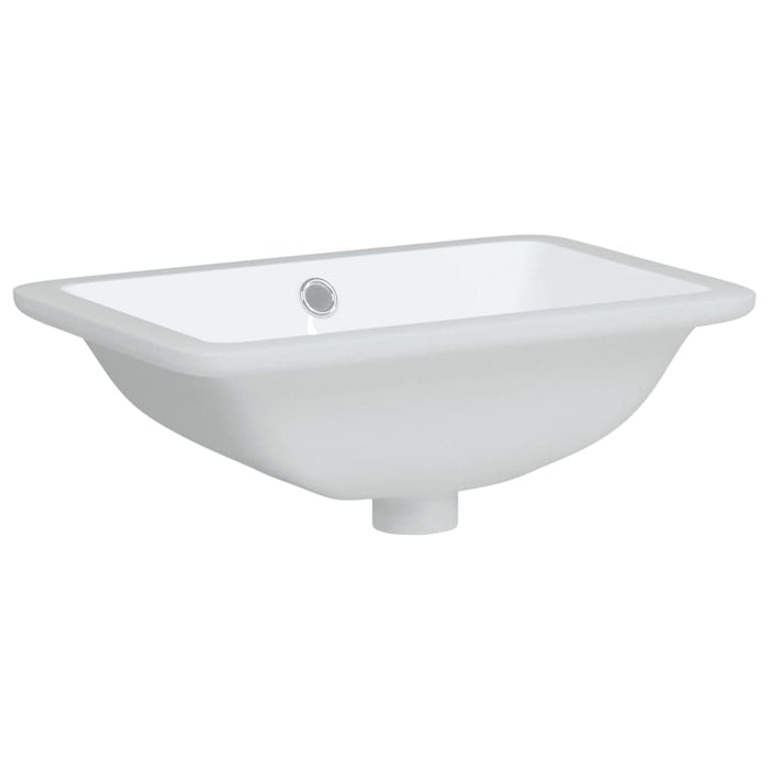 Lavandino da Bagno Bianco 41,5x26x18,5 cm Rettangolare Ceramica 153724