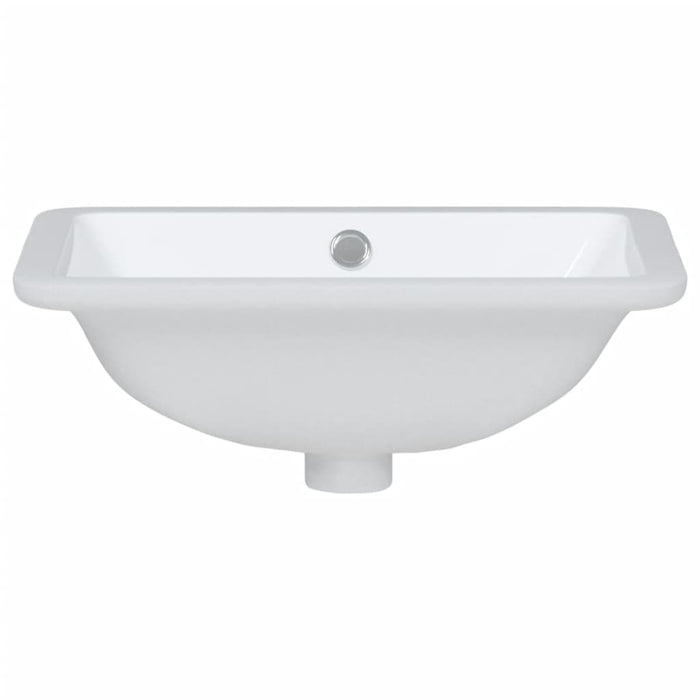 Lavandino da Bagno Bianco 41,5x26x18,5 cm Rettangolare Ceramica 153724