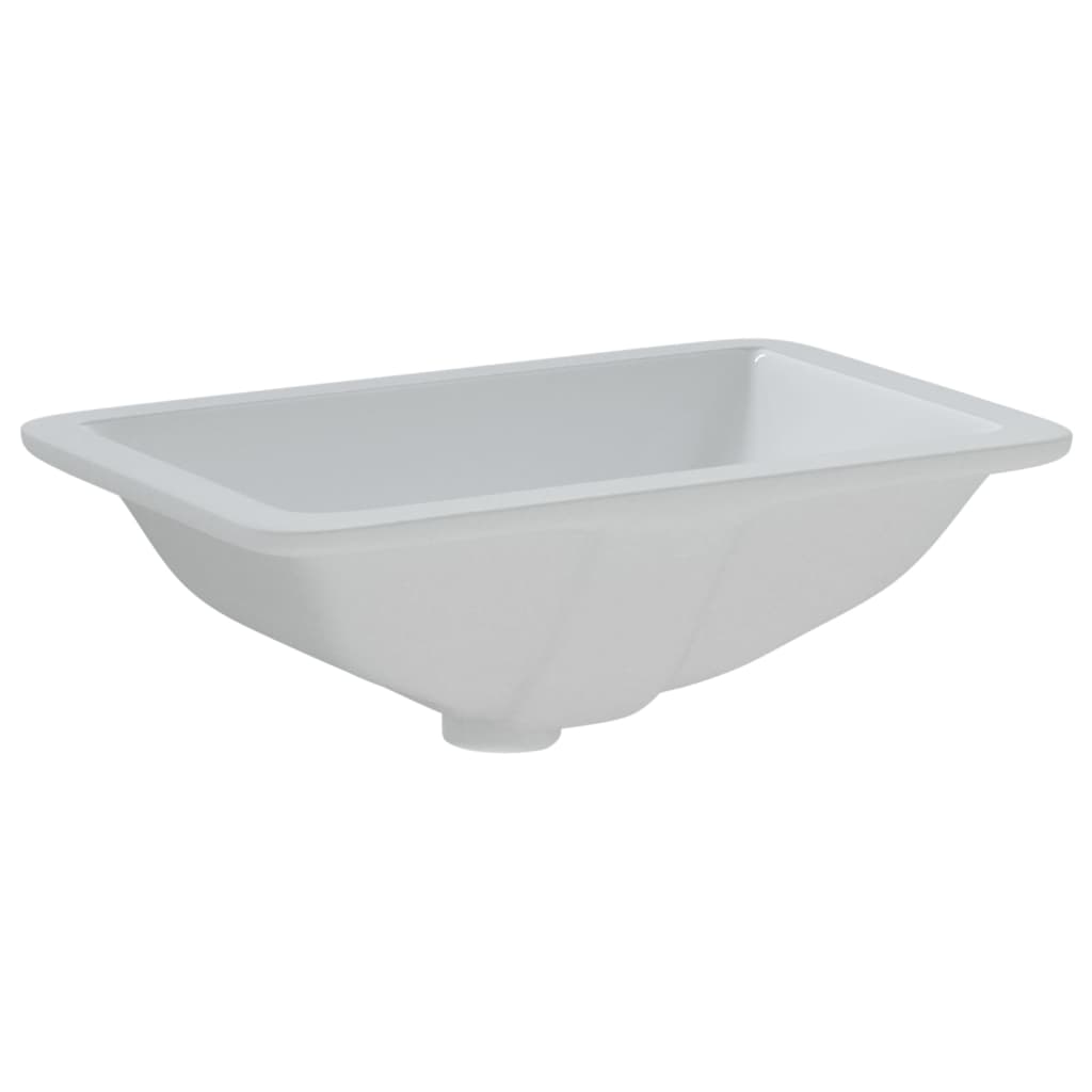 Lavandino da Bagno Bianco 41,5x26x18,5 cm Rettangolare Ceramica 153724