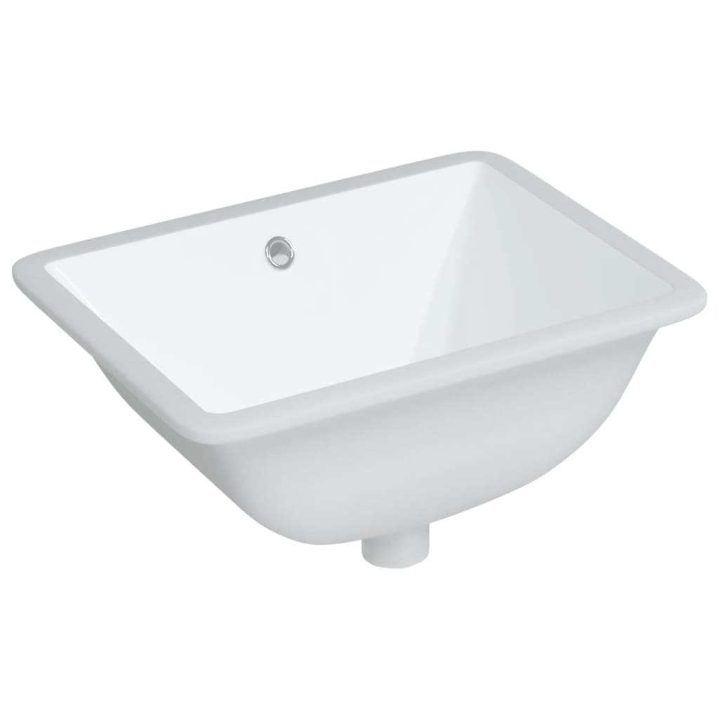 Lavandino da Bagno Bianco 47,5x35x19,5 cm Rettangolare Ceramica 153725