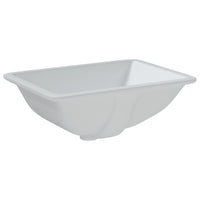 Lavandino da Bagno Bianco 47,5x35x19,5 cm Rettangolare Ceramica 153725