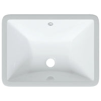 Lavandino da Bagno Bianco 47,5x35x19,5 cm Rettangolare Ceramica 153725