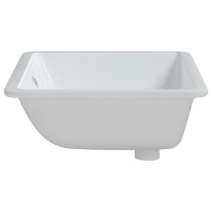 Lavandino da Bagno Bianco 60x40x21 cm Rettangolare in Ceramica 153728