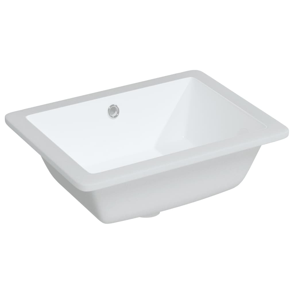 Lavandino da Bagno Bianco 46,5x35x18 cm Rettangolare Ceramica 153731