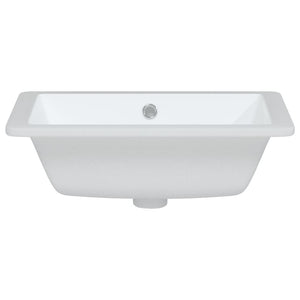 Lavandino da Bagno Bianco 46,5x35x18 cm Rettangolare Ceramica 153731