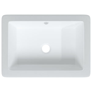 Lavandino da Bagno Bianco 46,5x35x18 cm Rettangolare Ceramica 153731