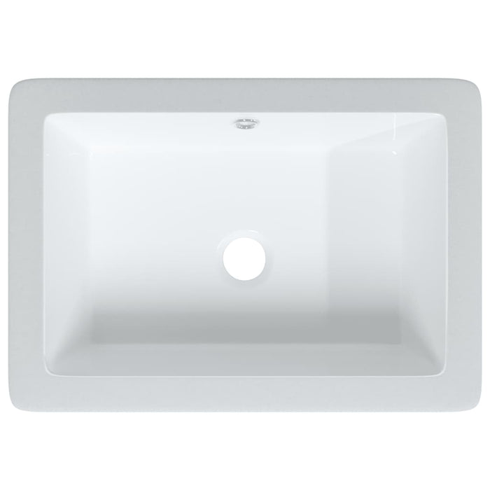 Lavandino da Bagno Bianco 46,5x35x18 cm Rettangolare Ceramica 153731