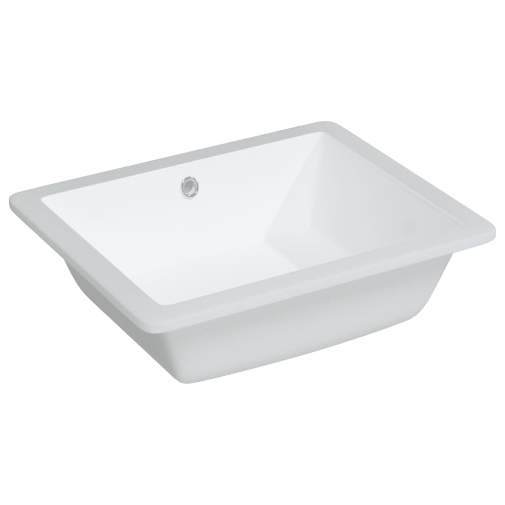 Lavandino da Bagno Bianco 50x40,5x18,5 cm Rettangolare Ceramica 153732