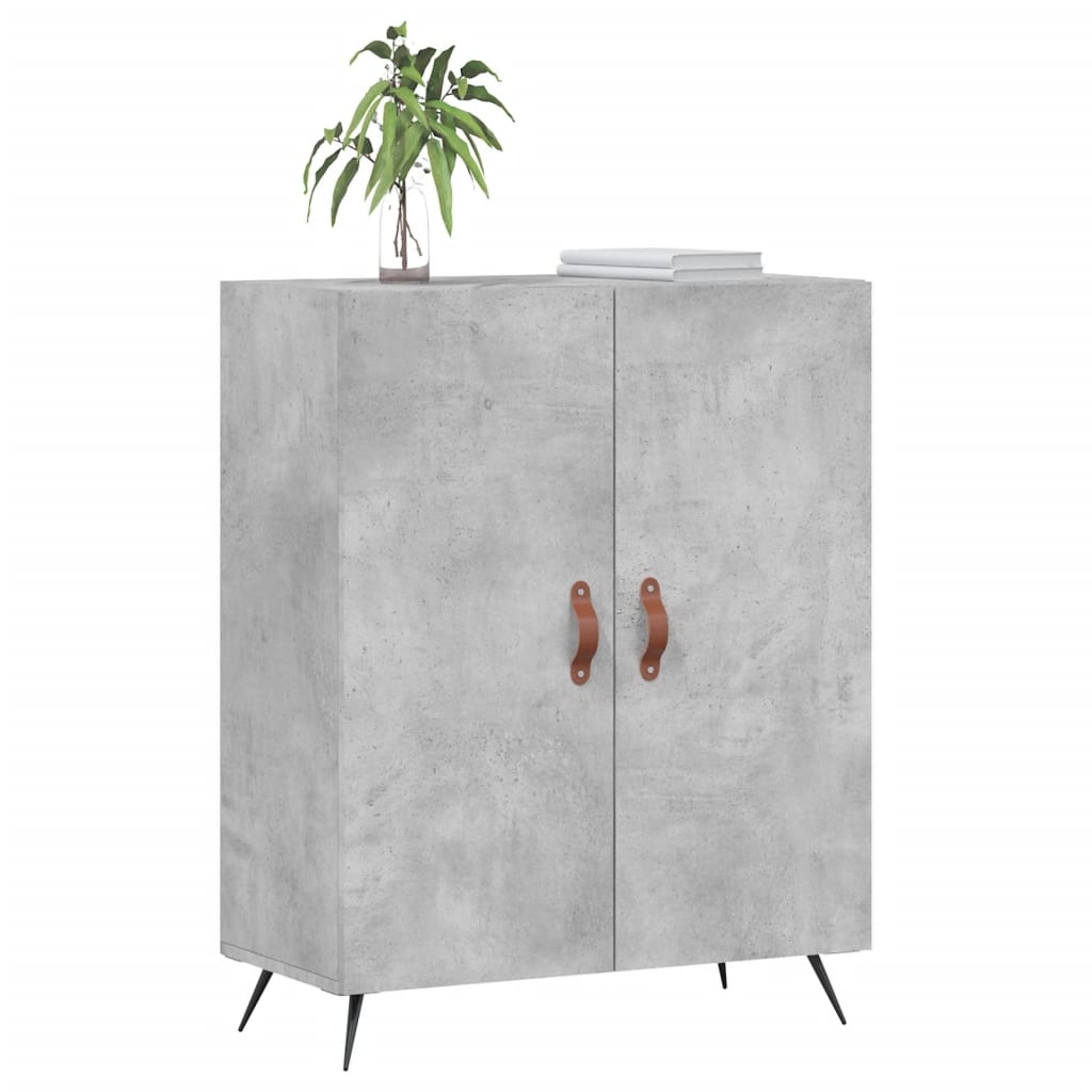 Credenza Grigio Cemento 69,5x34x90 cm in Legno Multistratocod mxl 80462