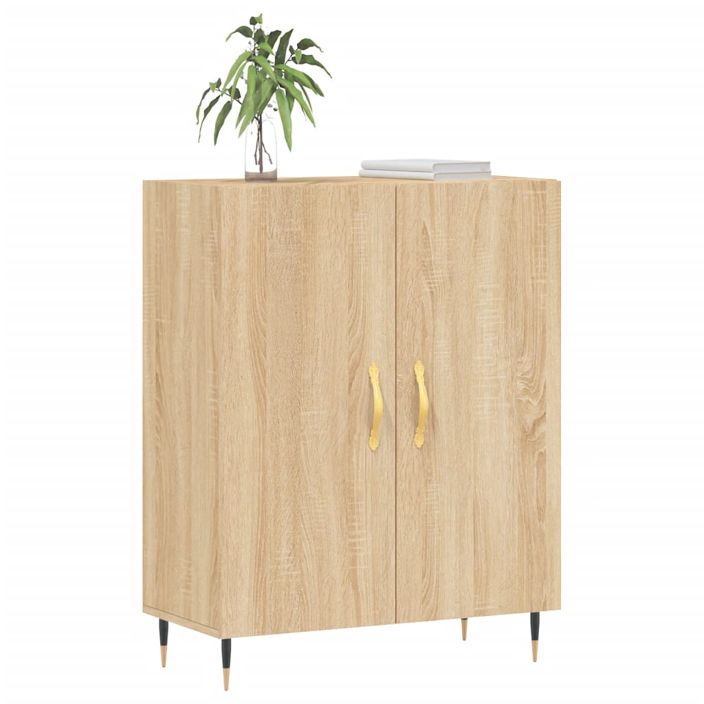 Credenza Rovere Sonoma 69,5x34x90 cm in Legno Multistrato 827703