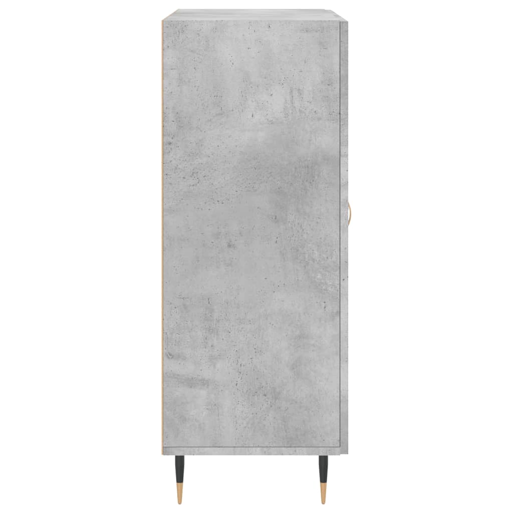 Credenza Grigio Cemento 69,5x34x90 cm in Legno Multistrato 827704