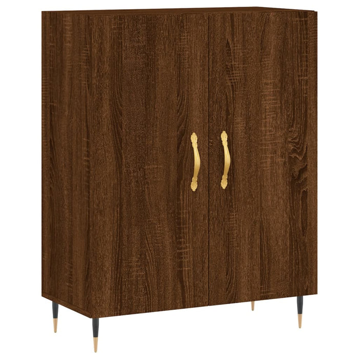 Credenza Rovere Marrone 69,5x34x90 cm in Legno Multistratocod mxl 80807