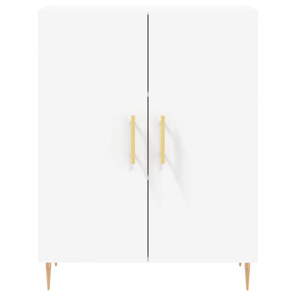 Credenza Bianca 69,5x34x90 cm in Legno Multistrato 827708