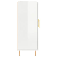 Credenza 69,5x34x90 cm in Legno Multistrato Bianco Lucido 827710