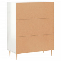 Credenza 69,5x34x90 cm in Legno Multistrato Bianco Lucido 827710