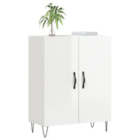 Credenza 69,5x34x90 cm in Legno Multistrato Bianco Lucidocod mxl 79947