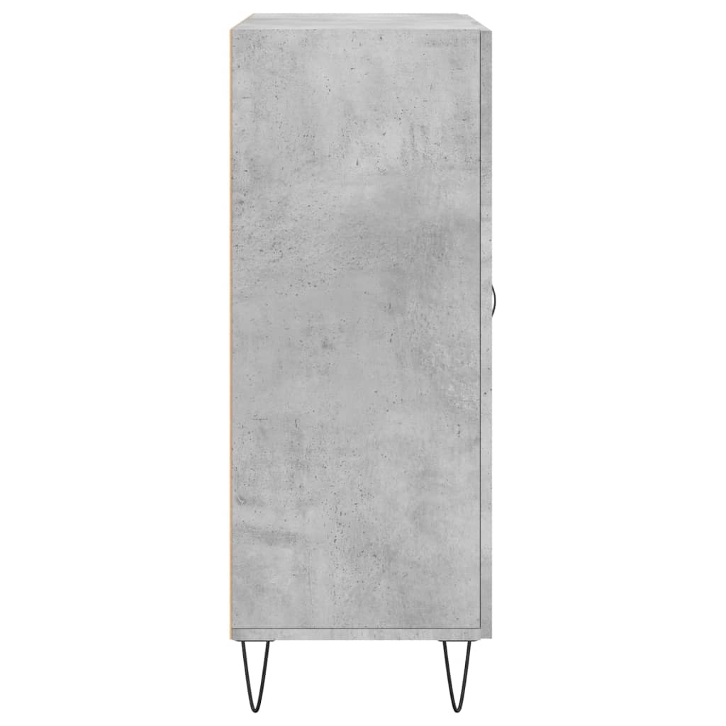 Credenza Grigio Cemento 69,5x34x90 cm in Legno Multistrato 827720