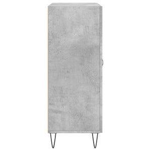 Credenza Grigio Cemento 69,5x34x90 cm in Legno Multistrato 827720