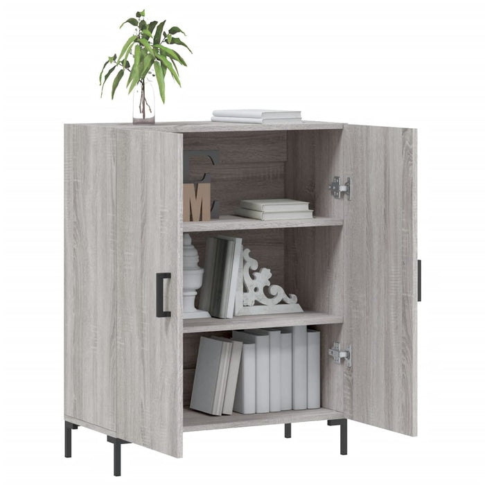 Credenza Grigio Sonoma 69,5x34x90 cm in Legno Multistrato 827730