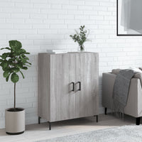 Credenza Grigio Sonoma 69,5x34x90 cm in Legno Multistrato 827730