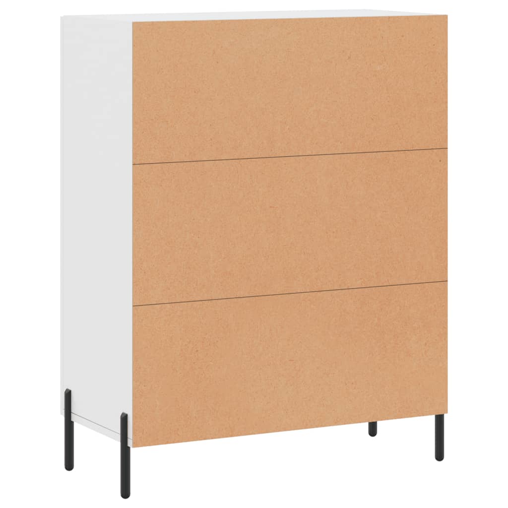 Credenza Bianca 69,5x34x90 cm in Legno Multistrato 827732