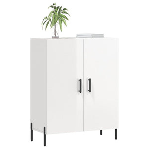 Credenza 69,5x34x90 cm in Legno Multistrato Bianco Lucidocod mxl 127851