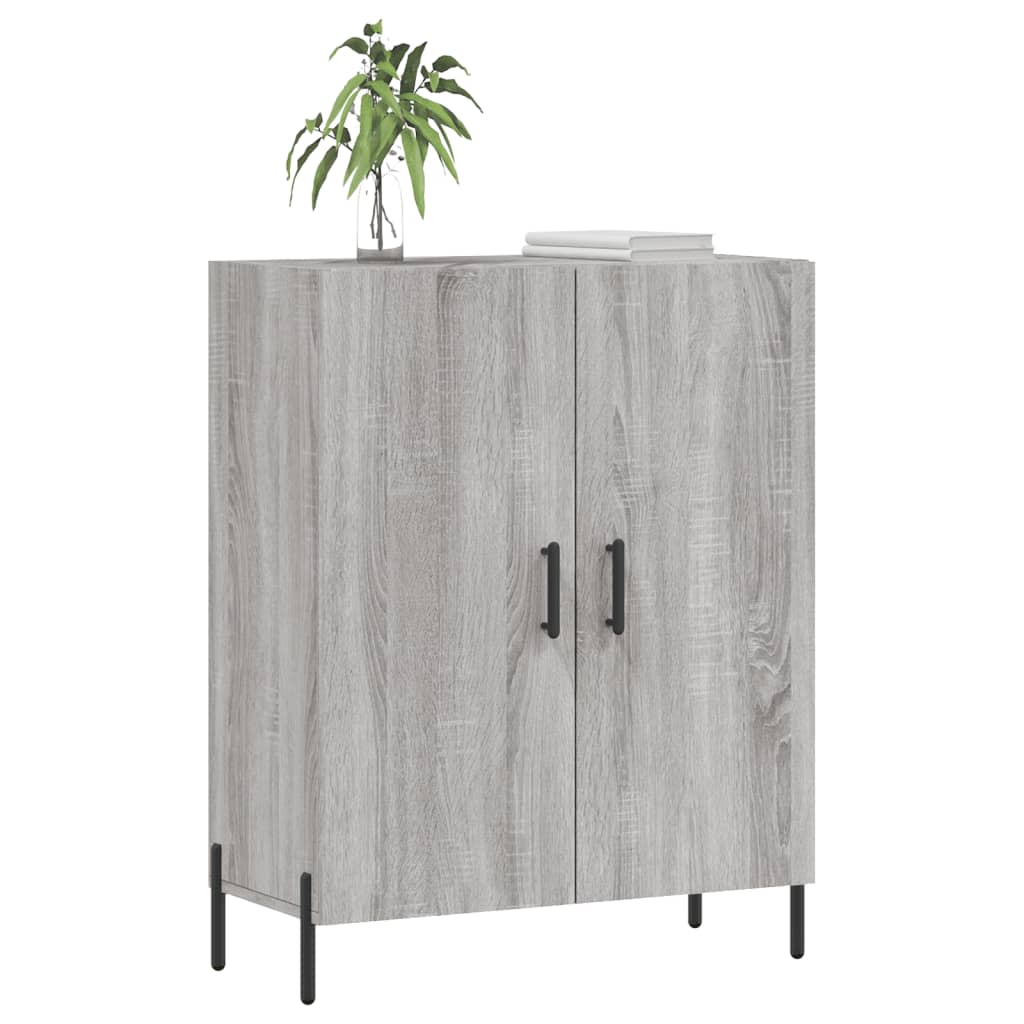 Credenza Grigio Sonoma 69,5x34x90 cm in Legno Multistrato 827738