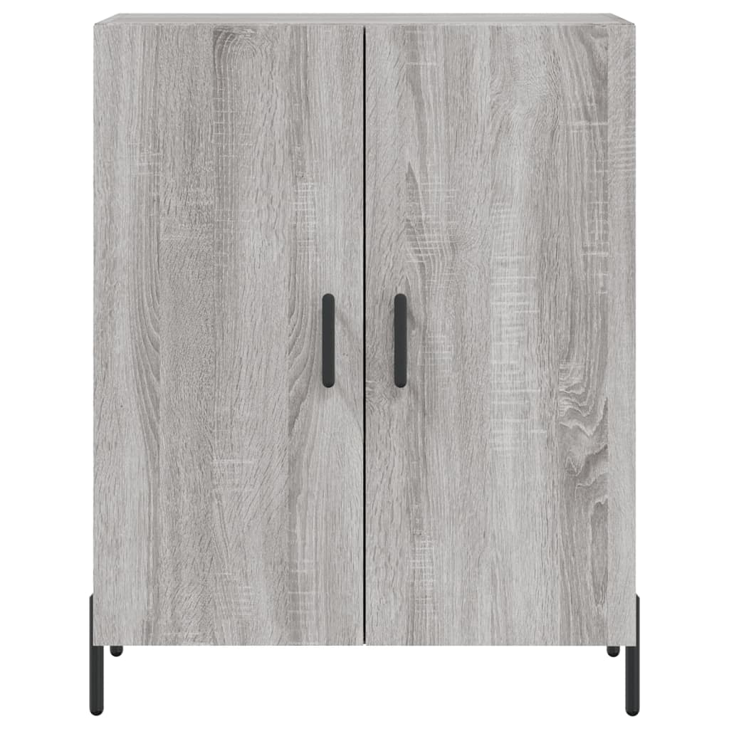 Credenza Grigio Sonoma 69,5x34x90 cm in Legno Multistrato 827738