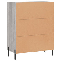 Credenza Grigio Sonoma 69,5x34x90 cm in Legno Multistrato 827738