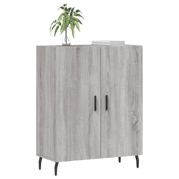 Credenza Grigio Sonoma 69,5x34x90 cm in Legno Multistrato 827746