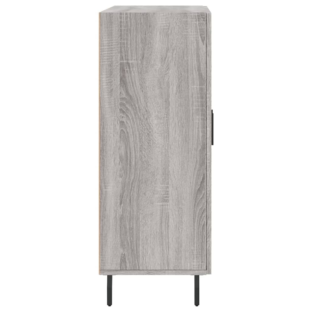 Credenza Grigio Sonoma 69,5x34x90 cm in Legno Multistrato 827746