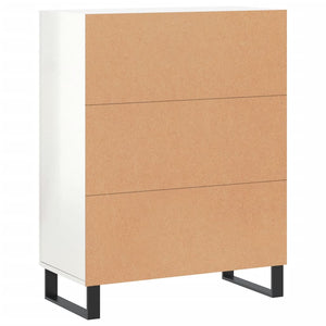 Credenza 69,5x34x90 cm in Legno Multistrato Bianco Lucido 827750