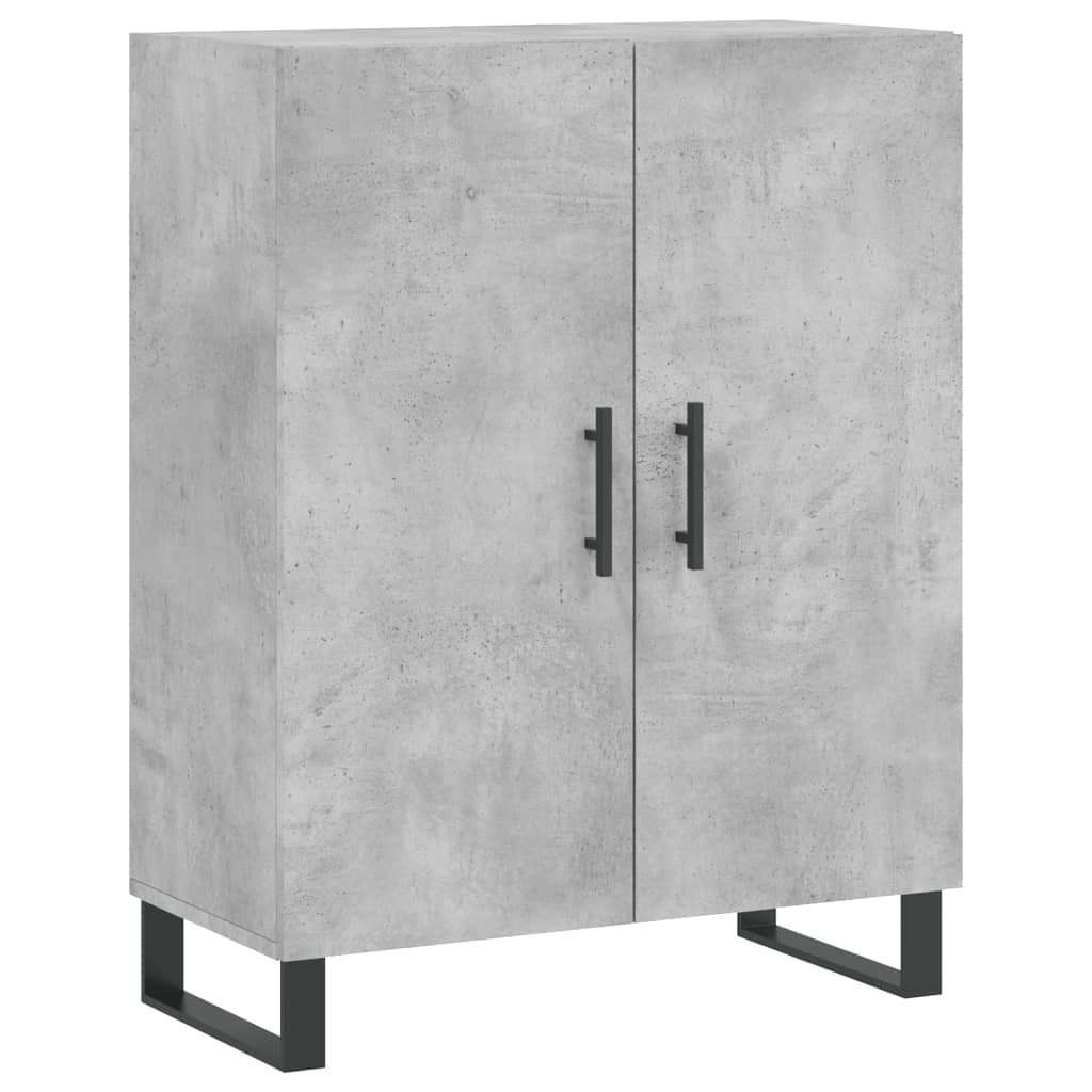 Credenza Grigio Cemento 69,5x34x90 cm in Legno Multistratocod mxl 104045