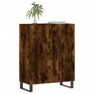 Credenza Rovere Fumo 69,5x34x90 cm in Legno Multistrato 827753