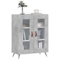 Credenza Grigio Cemento 69,5x34x90 cm in Legno Multistratocod mxl 128235