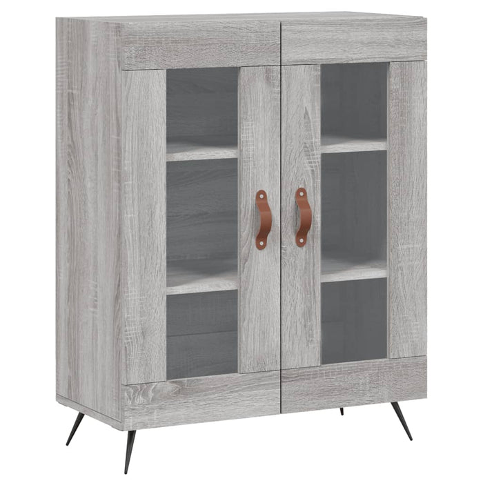 Credenza Grigio Sonoma 69,5x34x90 cm in Legno Multistratocod mxl 129269