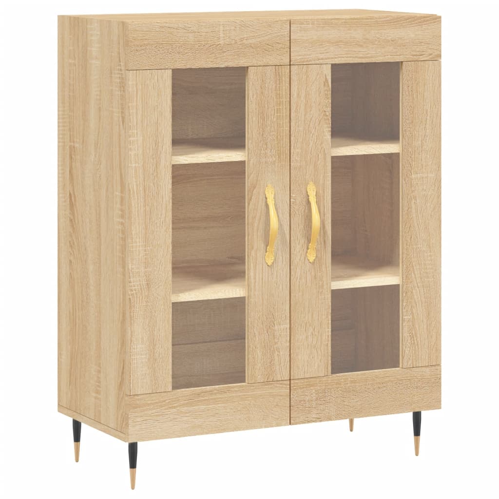 Credenza Rovere Sonoma 69,5x34x90 cm in Legno Multistratocod mxl 104387