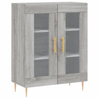 Credenza Grigio Sonoma 69,5x34x90 cm in Legno Multistratocod mxl 105305