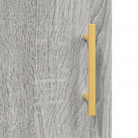 Credenza Grigio Sonoma 69,5x34x90 cm in Legno Multistrato 827778