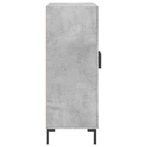 Credenza Grigio Cemento 69,5x34x90 cm in Legno Multistrato 827792