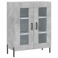 Credenza Grigio Cemento 69,5x34x90 cm in Legno Multistrato 827800