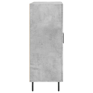 Credenza Grigio Cemento 69,5x34x90 cm in Legno Multistrato 827808