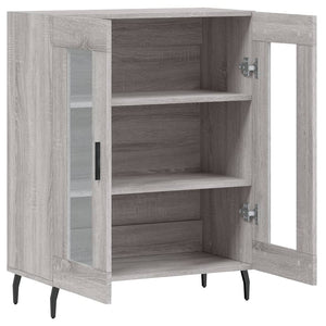 Credenza Grigio Sonoma 69,5x34x90 cm in Legno Multistrato 827810