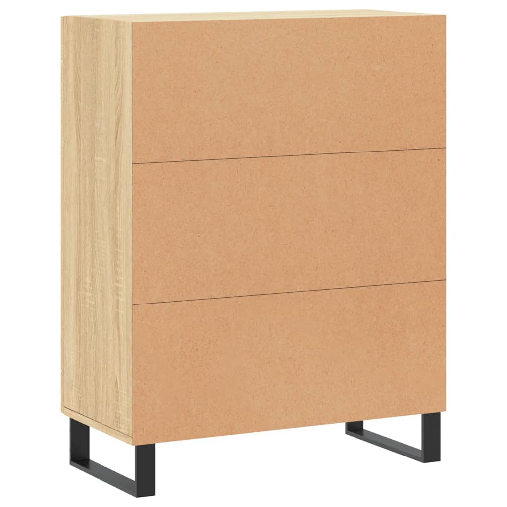 Credenza Rovere Sonoma 69,5x34x90 cm in Legno Multistrato 827815